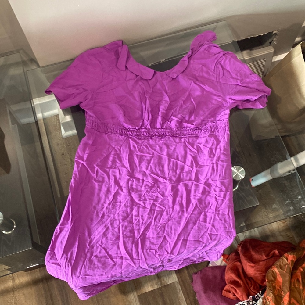 Marni Collared Purple Dress